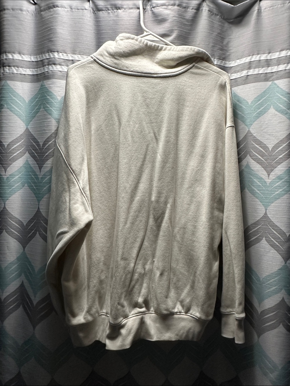 Universal Thread Off-White Button-Neck Pullover - Picture 3 of 3